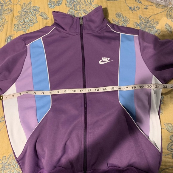 Vintage 90s Retro Nike track suit matching set rare Purple Women’s large - Picture 11 of 16